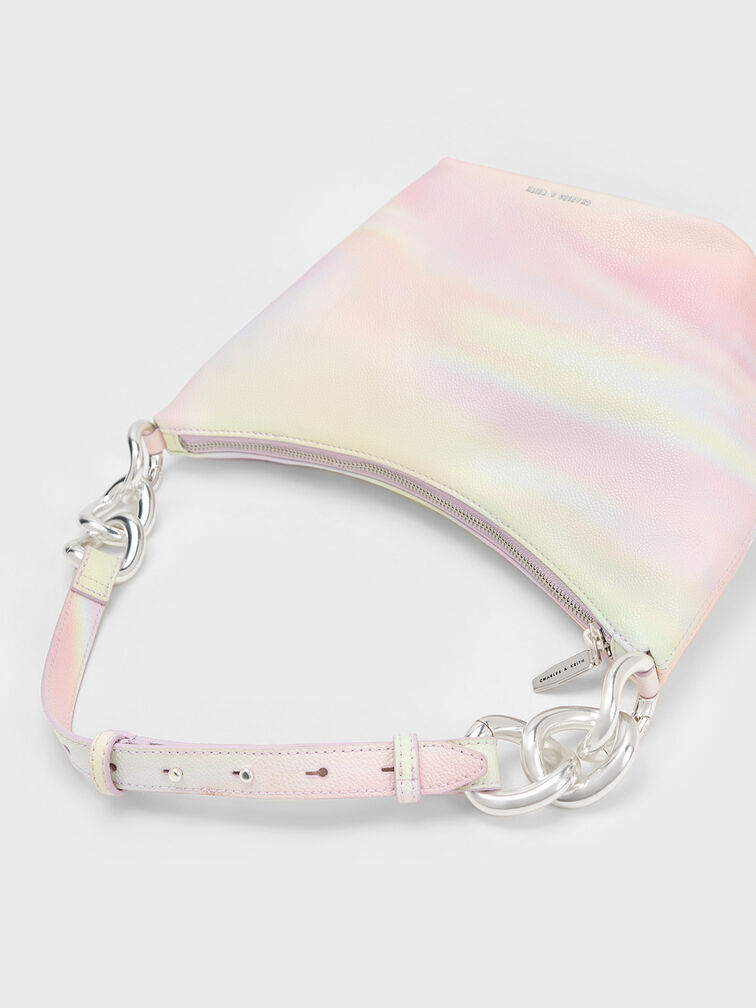 Cayce Swirl-Print Hobo Bag, , hi-res