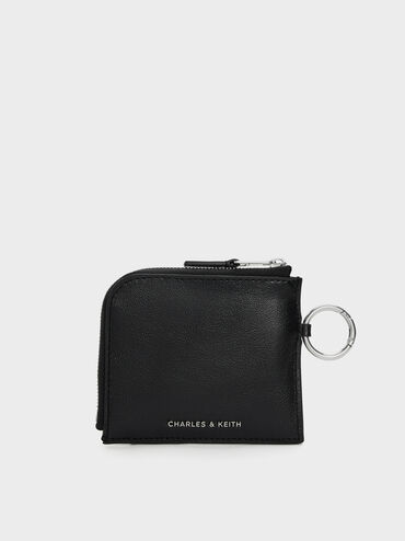 Vega Zip-Around Pouch, Noir, hi-res