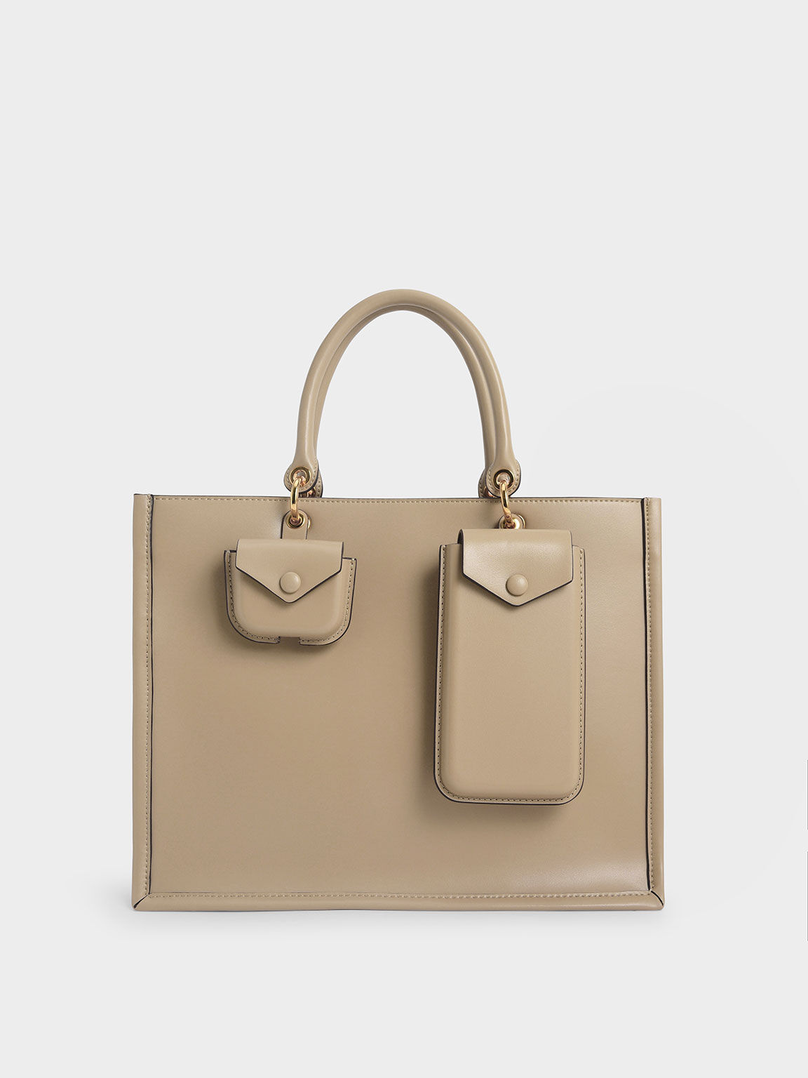 Amber Double Handle Tote, Sand, hi-res