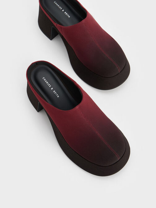 Rubina Ombre Platform Mules, , hi-res