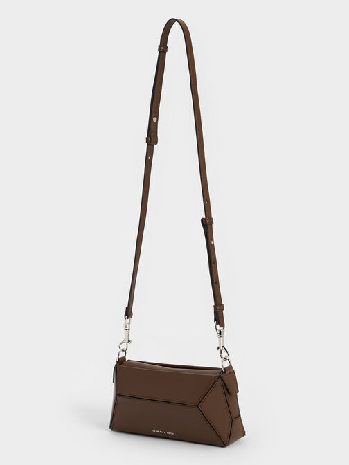 Nasrin Geometric Chain-Handle Shoulder Bag, , hi-res