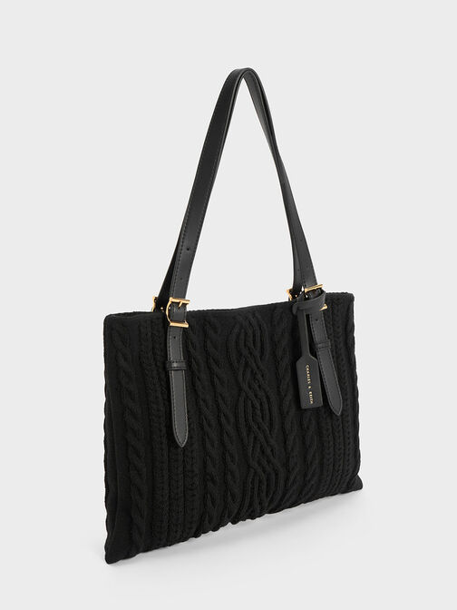Apolline Textured Tote Bag, , hi-res