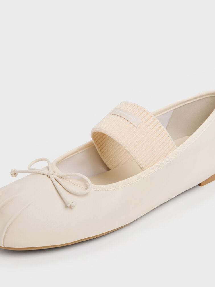 Winona Mary Jane Flats, Chalk, hi-res