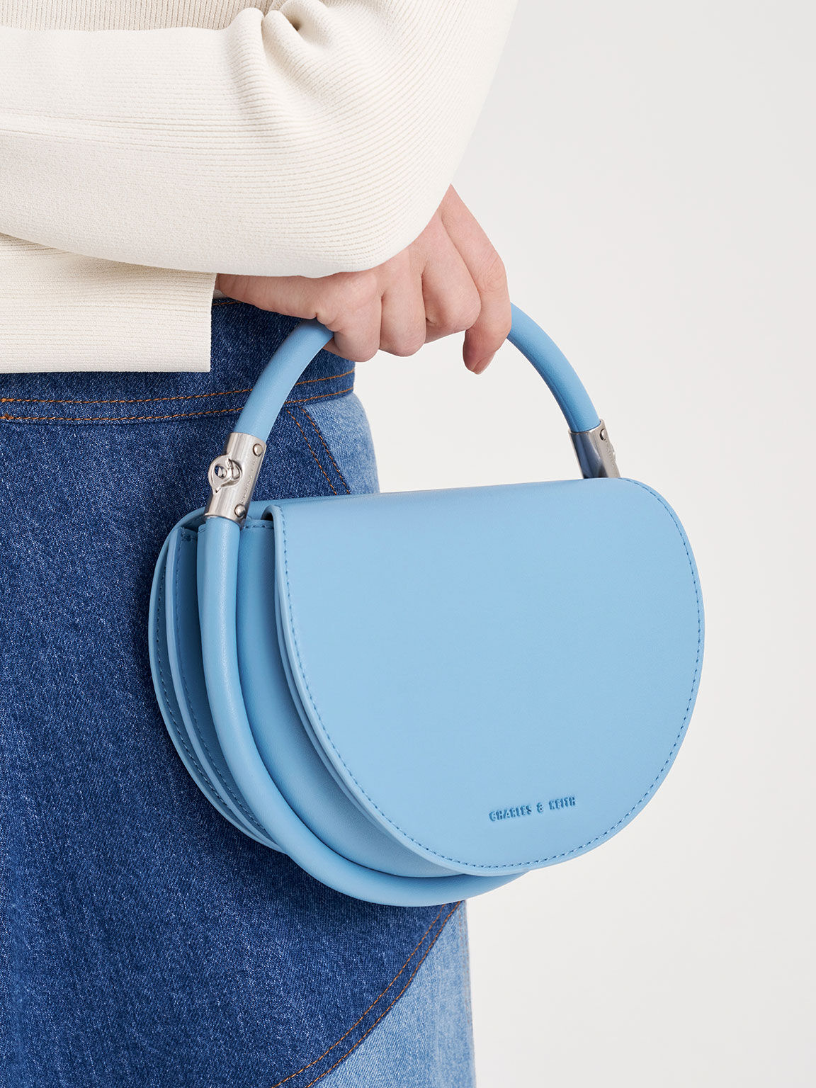 Circle handle cheap bag