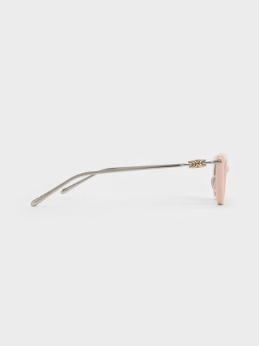 Adalyn Cat-Eye Sunglasses, Soft Pink, hi-res