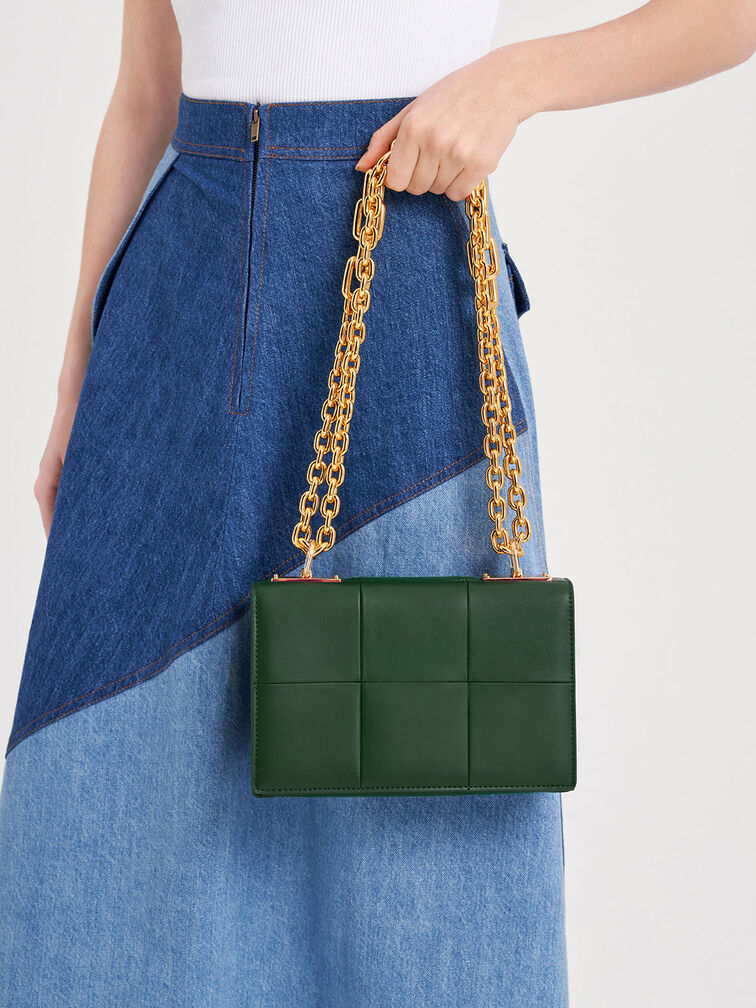 Georgette Chain Handle Bag, , hi-res