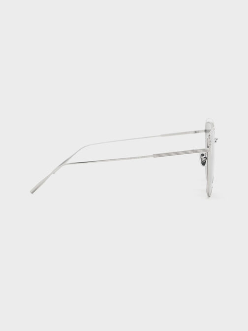 Wire-Frame Cat-Eye Sunglasses, , hi-res