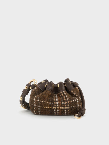 Lillith Checkered Micro Pouch, Multi, hi-res