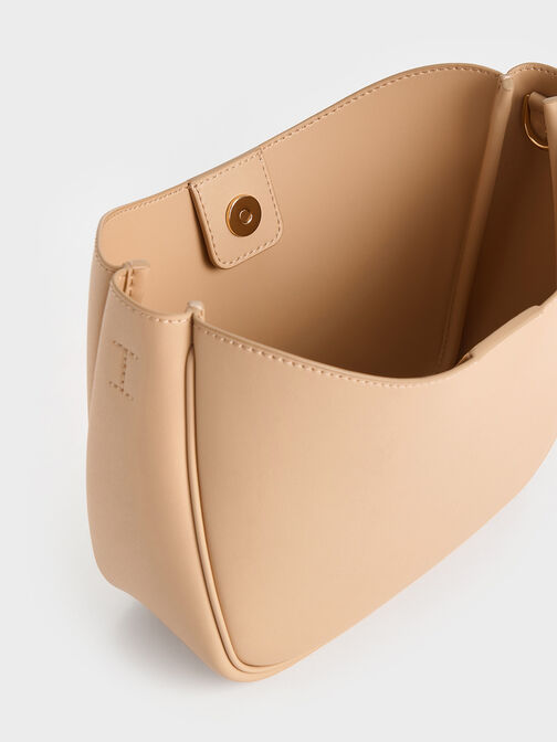 Robyn Chain-Handle Bag, Beige, hi-res