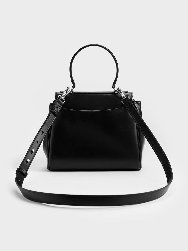 Arita Jeans Top Handle Bag, Noir, hi-res