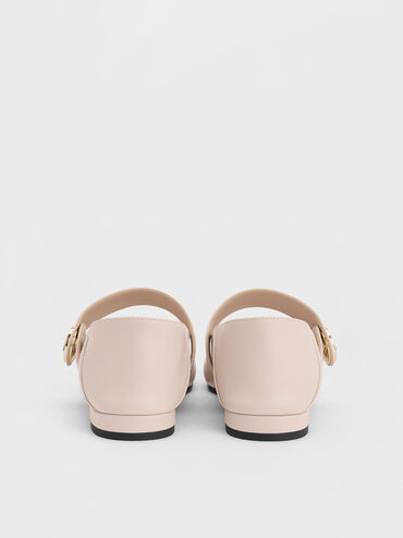 Yara Mary Jane Flats, Cream, hi-res