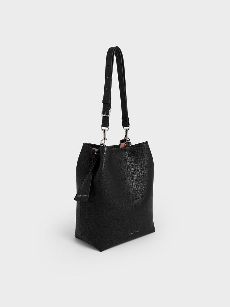 Beryl Bucket Bag, Noir, hi-res