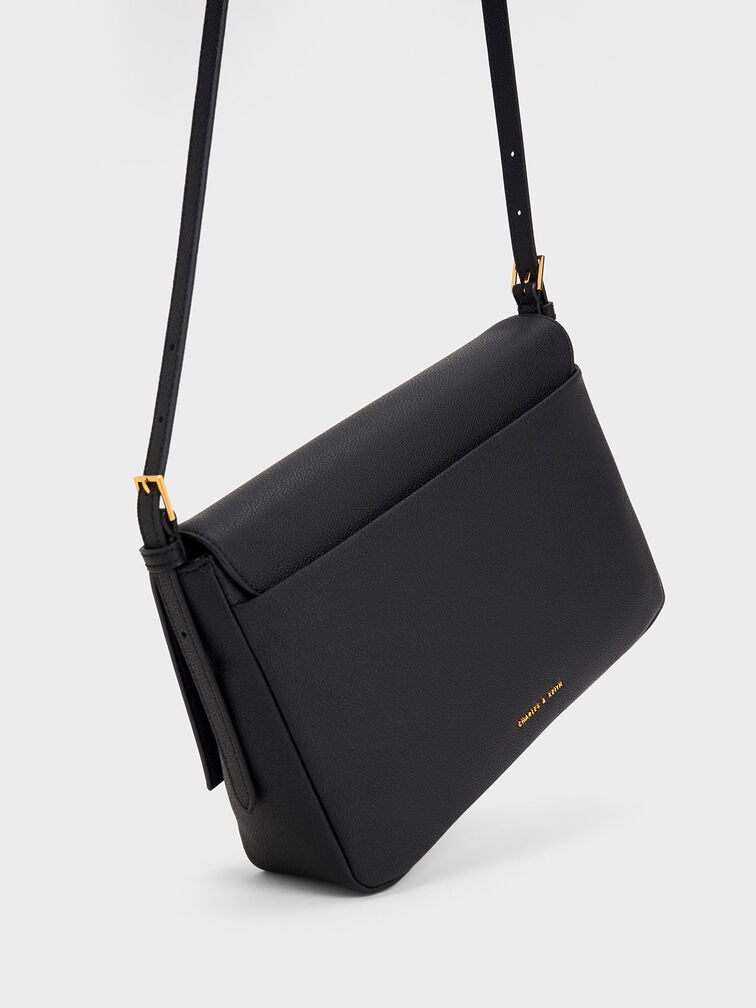Daki Belted Trapeze Bag, , hi-res