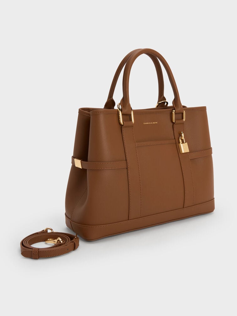 Scottie Tote Bag, Chocolate, hi-res