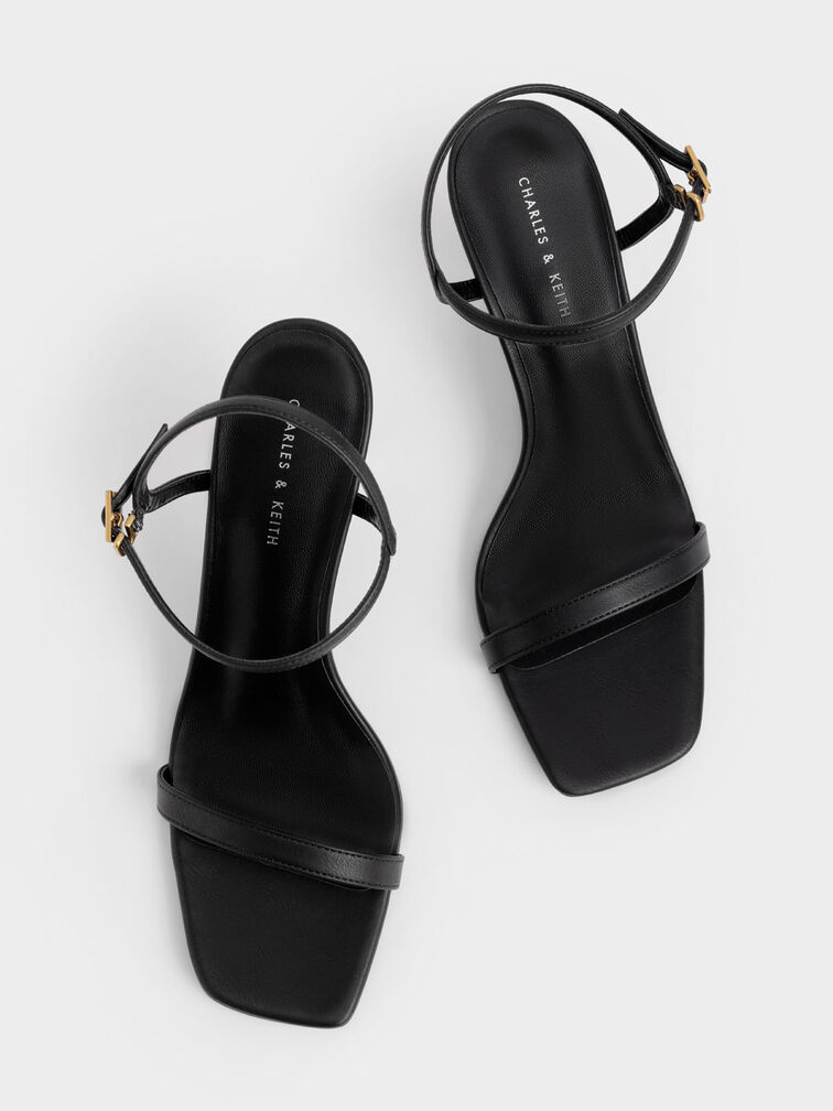 Ankle-Strap Heeled Sandals, , hi-res