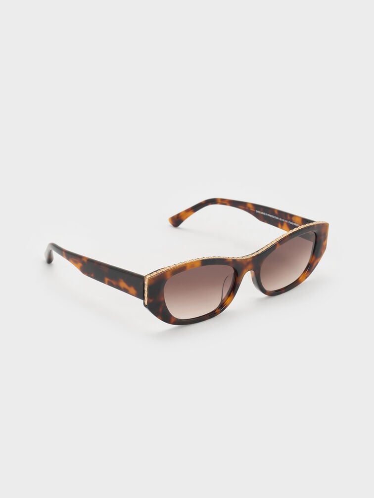 แว่นตากันแดดทรงตาแมวรุ่น Daenerys, สีลายกระ, hi-res