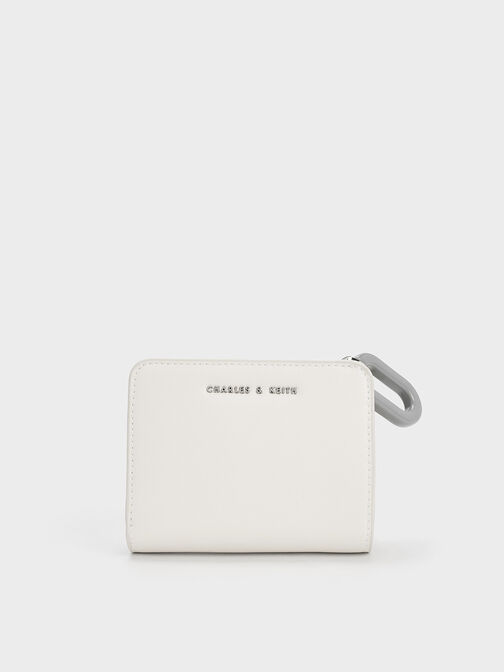 Oval Keychain Zip Wallet, , hi-res