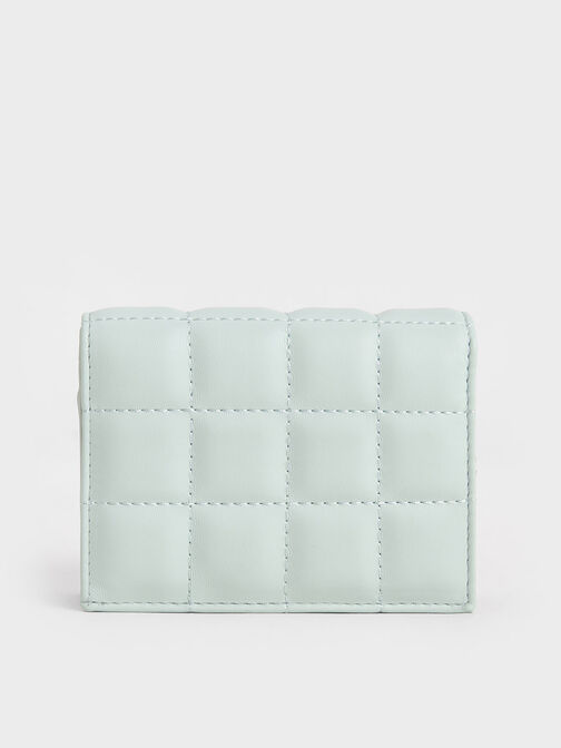 Cassia Quilted Mini Wallet, Sage Green, hi-res
