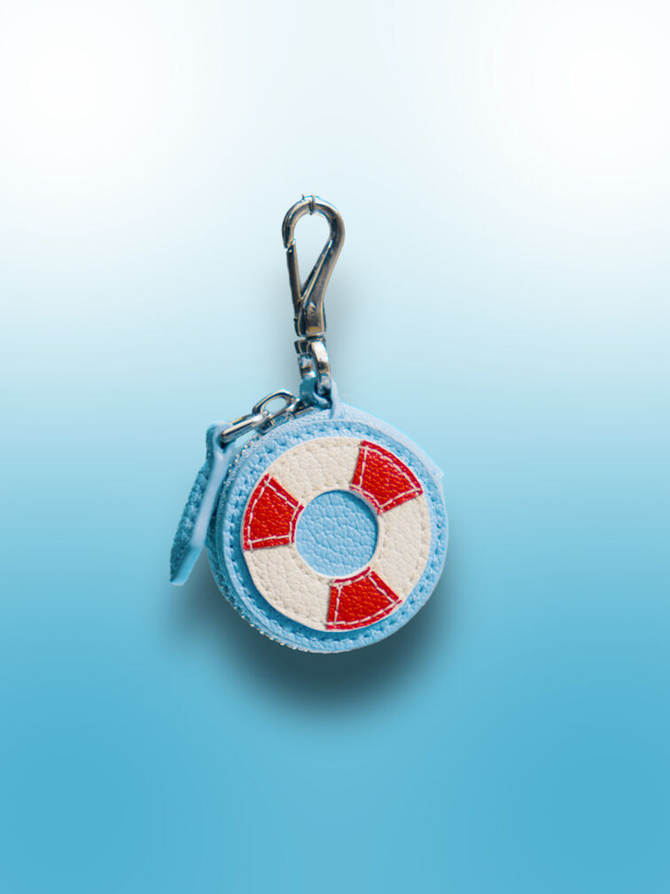 Swim Ring Charm, Light Blue, hi-res