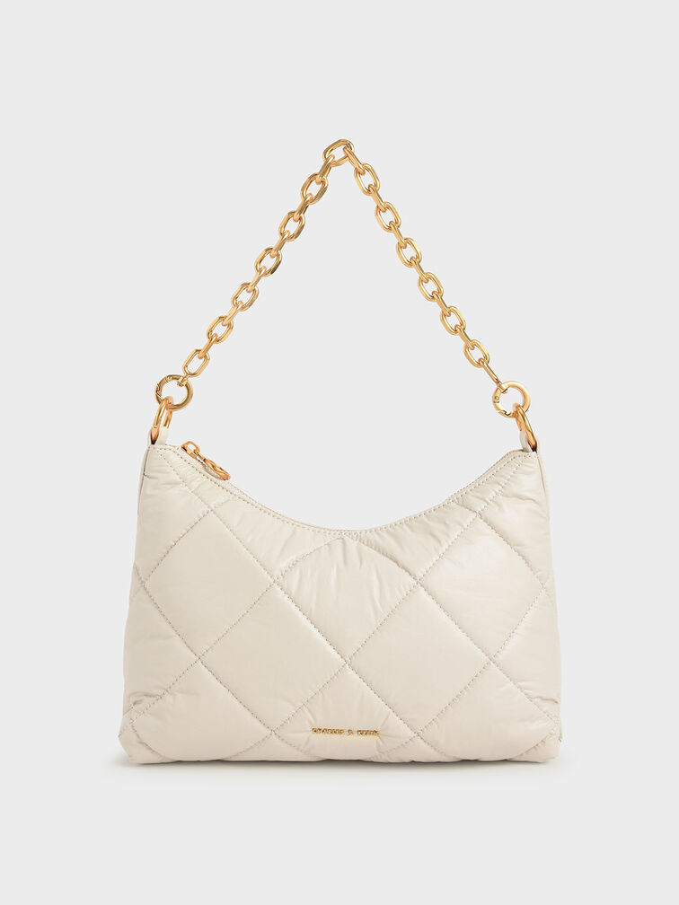 Paffuto Quilted Chain Handle Bag, , hi-res