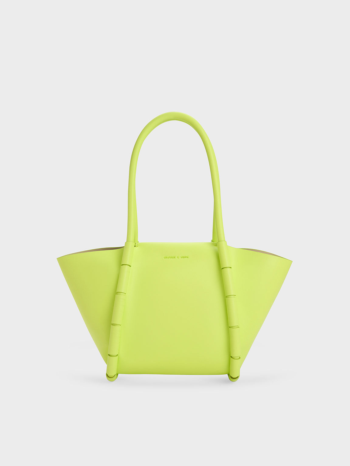 Neon yellow deals tote bag