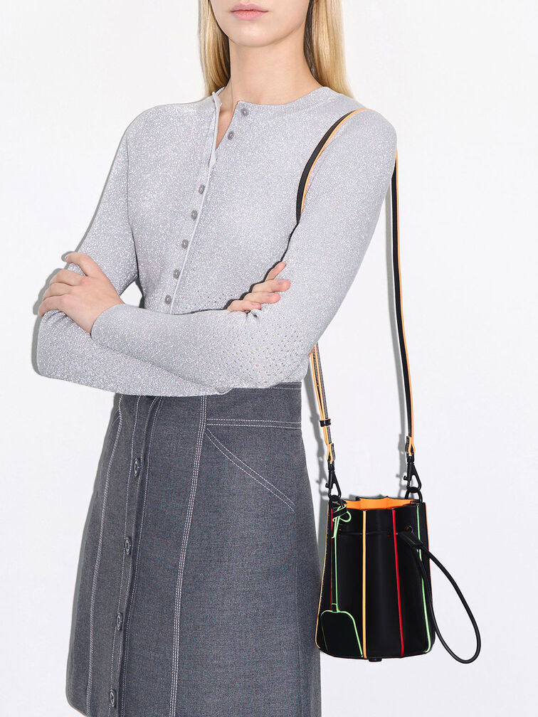 Clove Top Handle Bucket Bag, , hi-res
