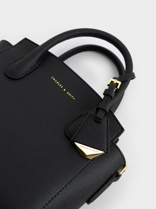 Double Handle Trapeze Tote Bag, , hi-res