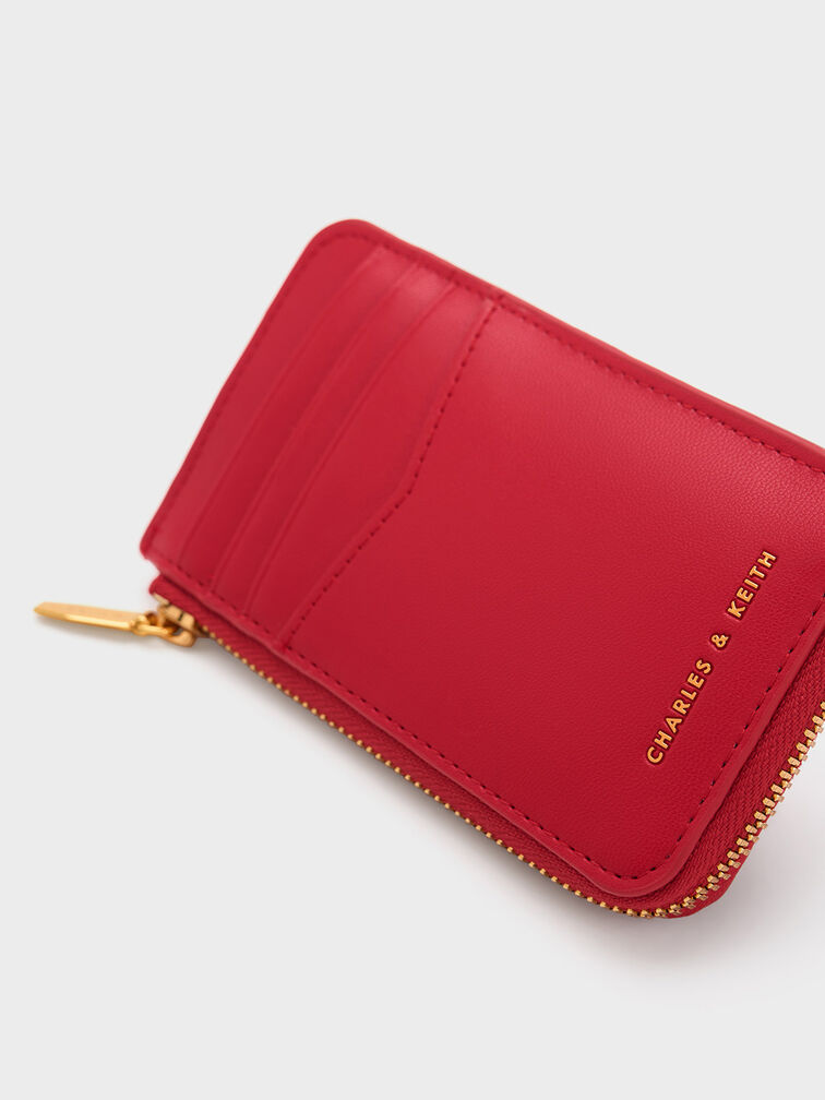 Eudora Envelope Card Holder, Red, hi-res