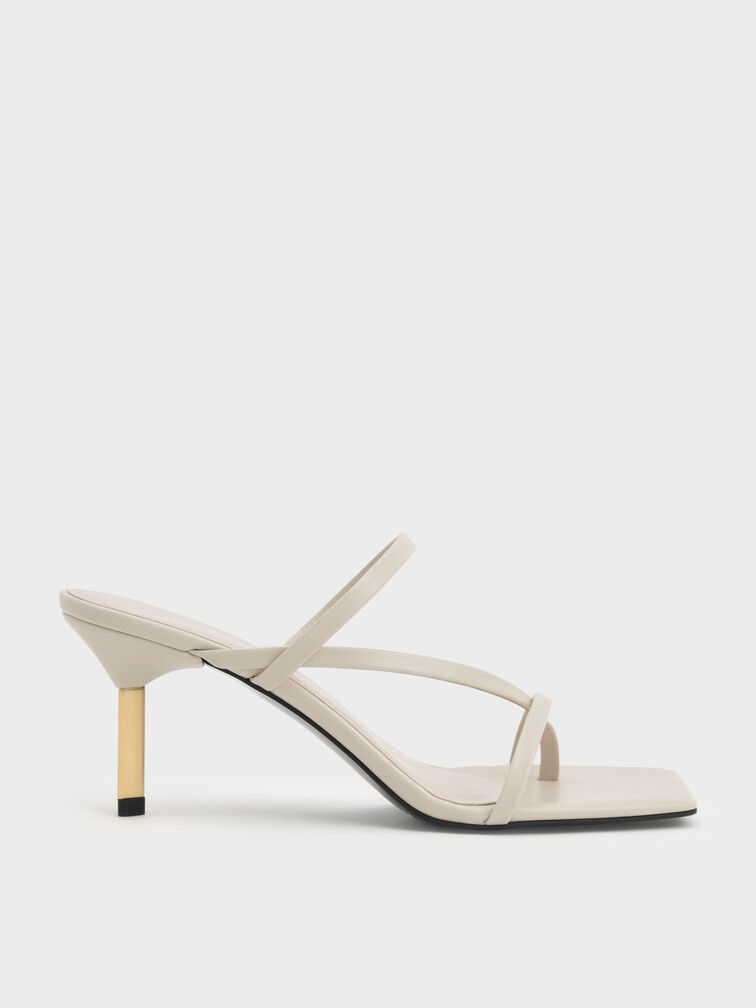 Toe Loop Blade Heel Sandals, , hi-res