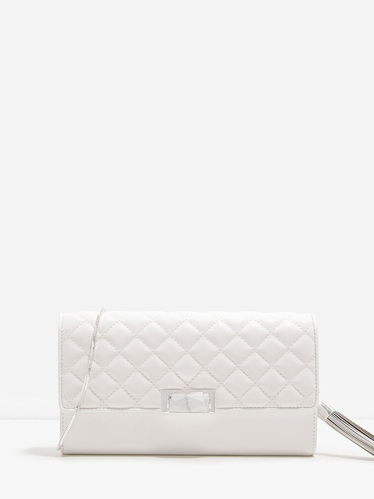 Quilted Clutch, , hi-res