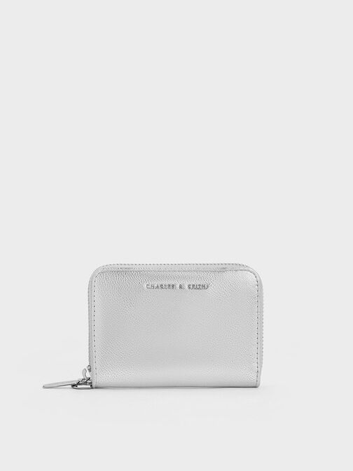 Errya Metallic Zip-Around Wallet, , hi-res