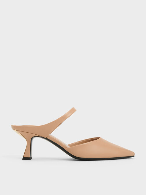 Slant Heel Mules, , hi-res