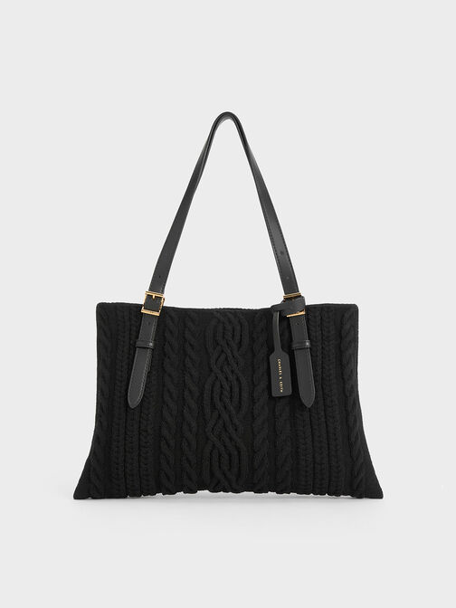 Apolline Textured Tote Bag, , hi-res