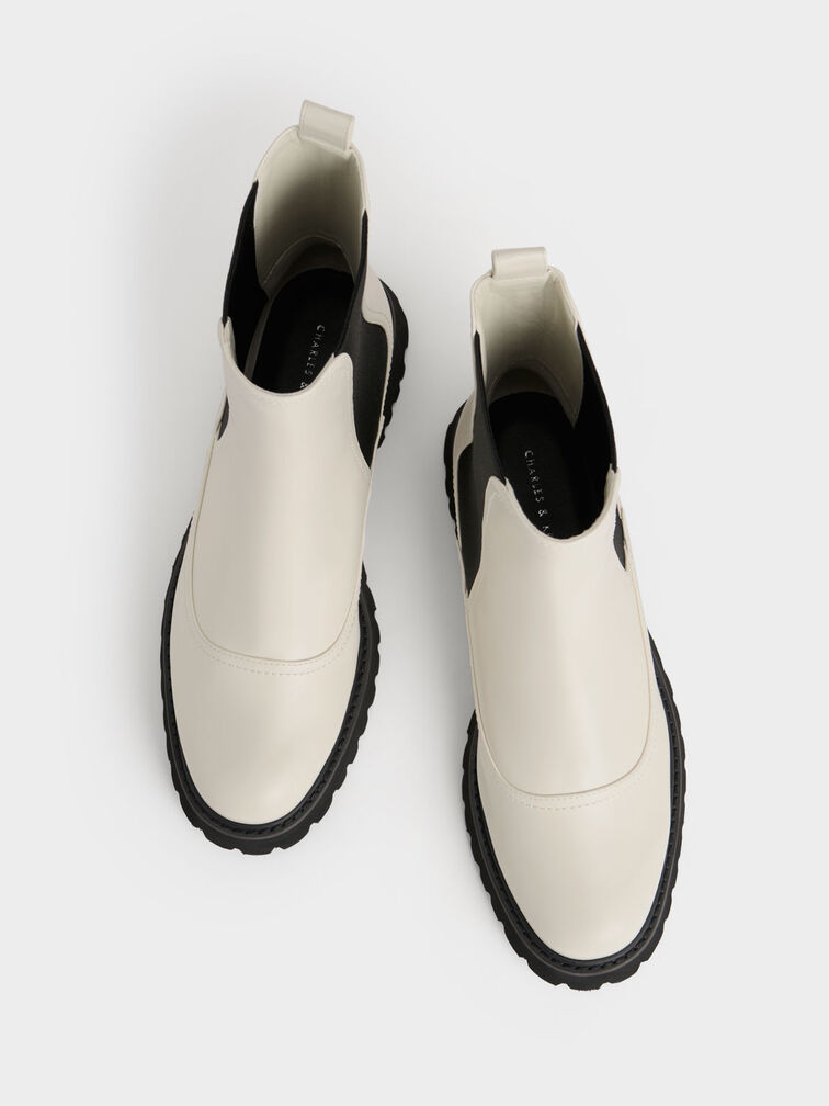 Ridged-Sole Chelsea Boots, , hi-res