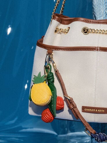 Pineapple Charm, Yellow, hi-res