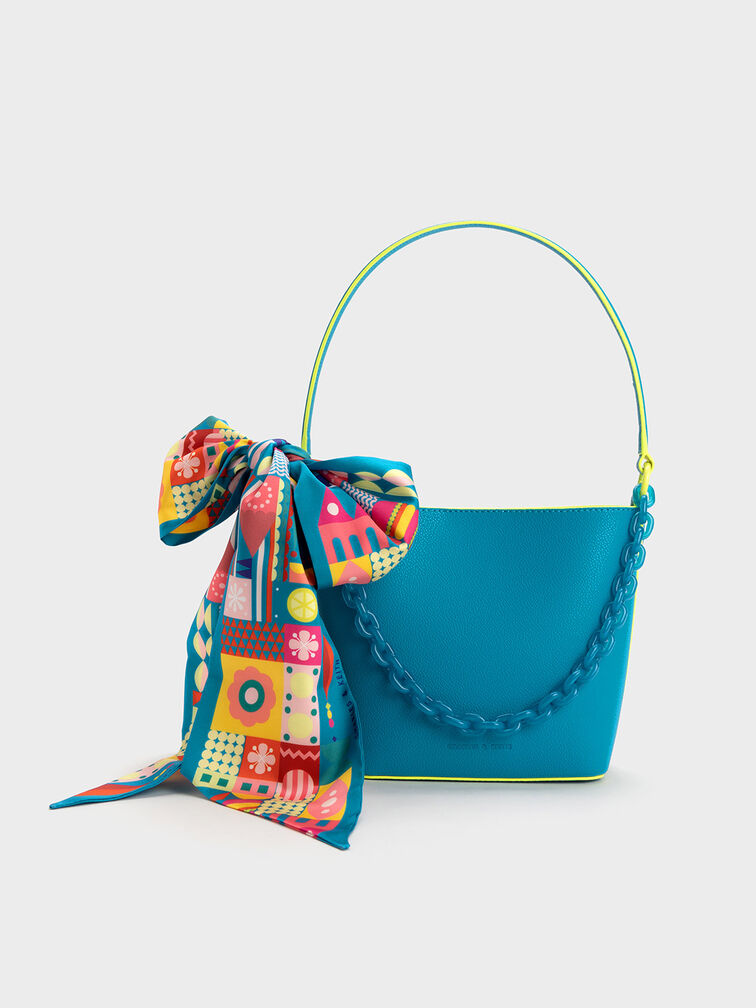 Alcott Scarf Bucket Bag, , hi-res