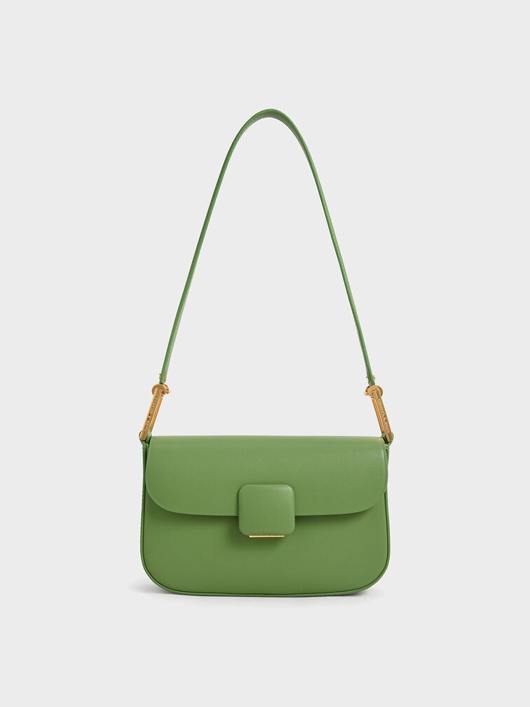 Koa Square Push-Lock Shoulder Bag, , hi-res