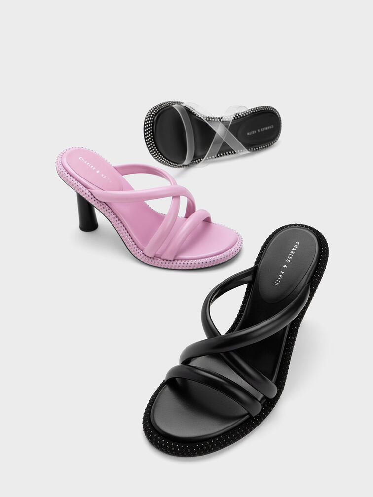 Crossover Crystal-Embellished Mules, , hi-res