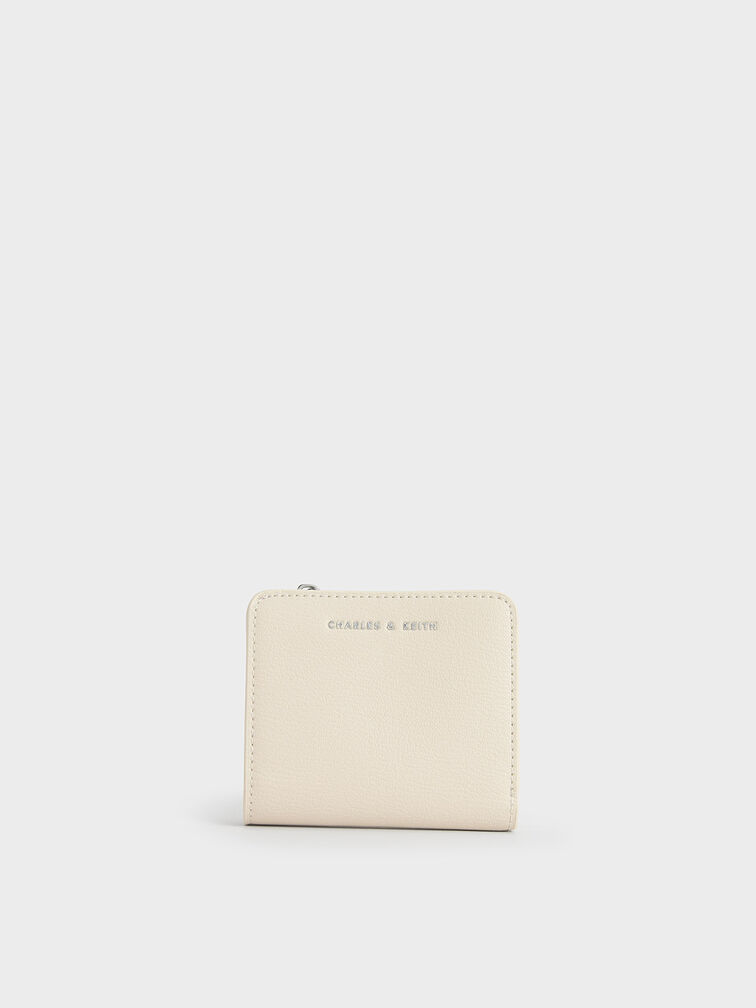 Zip Around Card Holder, Cream, hi-res