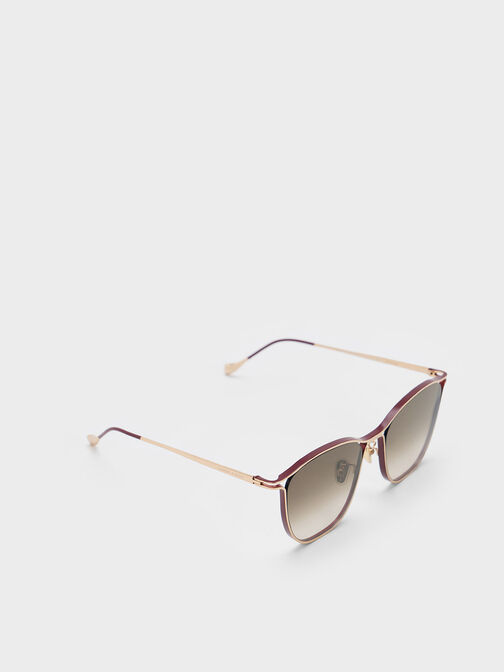 Wire Frame Butterfly Sunglasses, , hi-res