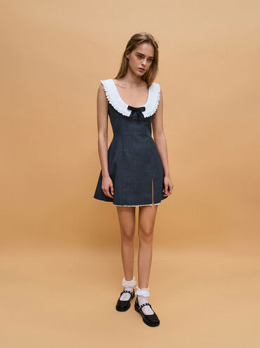 Gem-Encrusted Mary Janes, Black Boxed, hi-res