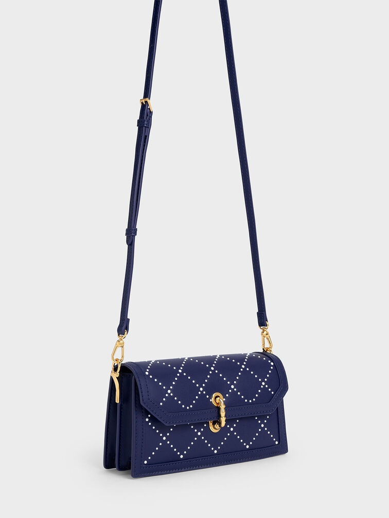 Marietta Textured Quilted Crossbody Bag, , hi-res