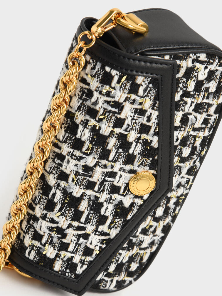 Este Tweed Chain Handle Bag, , hi-res