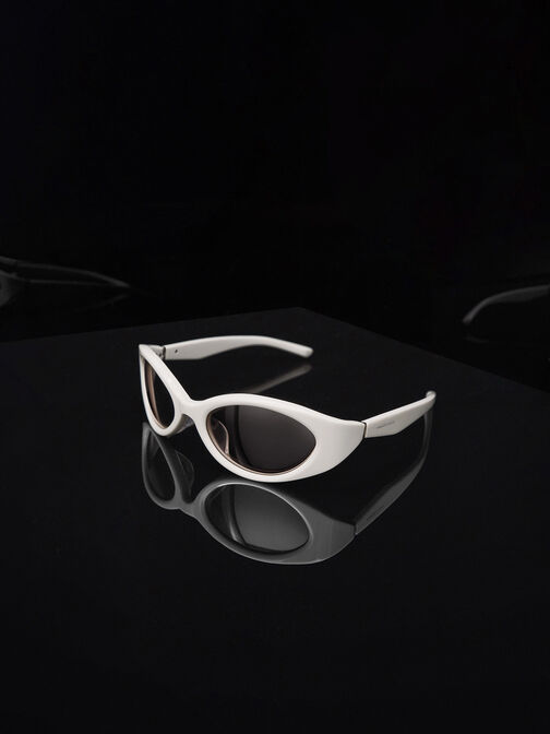 Eden Oval Sports Sunglasses, Chalk, hi-res
