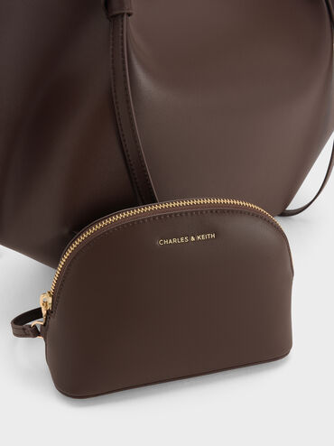 Large Calla Tote Bag, Espresso Brown, hi-res