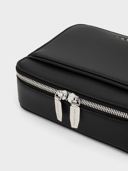 Lock & Key Chain Handle Bag, , hi-res