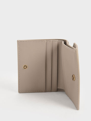 Daisy Bi-Fold Small Wallet, Sand, hi-res