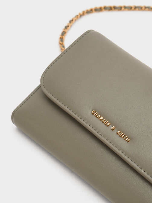 Magnetic Front Flap Long Wallet, , hi-res