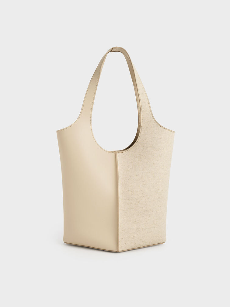 Large Arlys Tote Bag, Beige, hi-res
