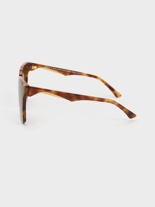 Square Thick-Frame Sunglasses, , hi-res